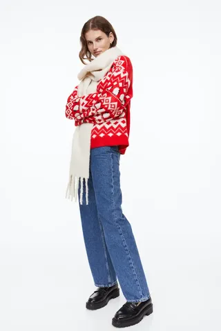 H&M + Jacquard-Knit Sweater