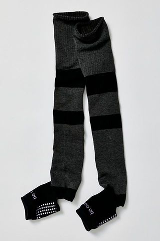 Sticky Be Socks + Be Cozy Stirrup Leg Warmers