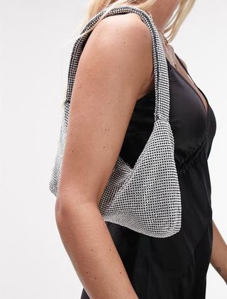 Topshop + Sindy Diamante Shoulder Bag