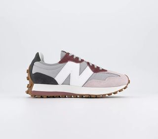 New Balance + 327 Trainers Pink Grey Navy