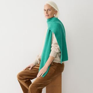 J.Crew + Ribbed Cashmere Scarf