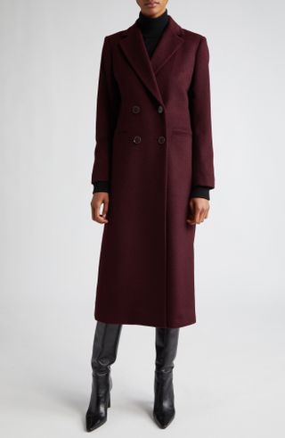 Lauren Ralph Lauren + Easy Fit Wool Blend Coat