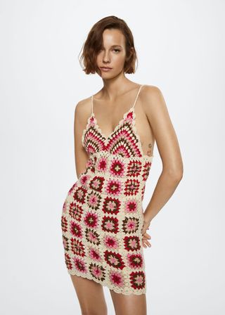 Mango + Crochet Cotton Dress