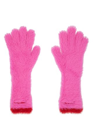 Jacquemus + Pink Le Papier 'Les Gants Neve' Gloves
