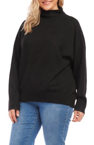 Karen Kane + Mock Neck Sweater