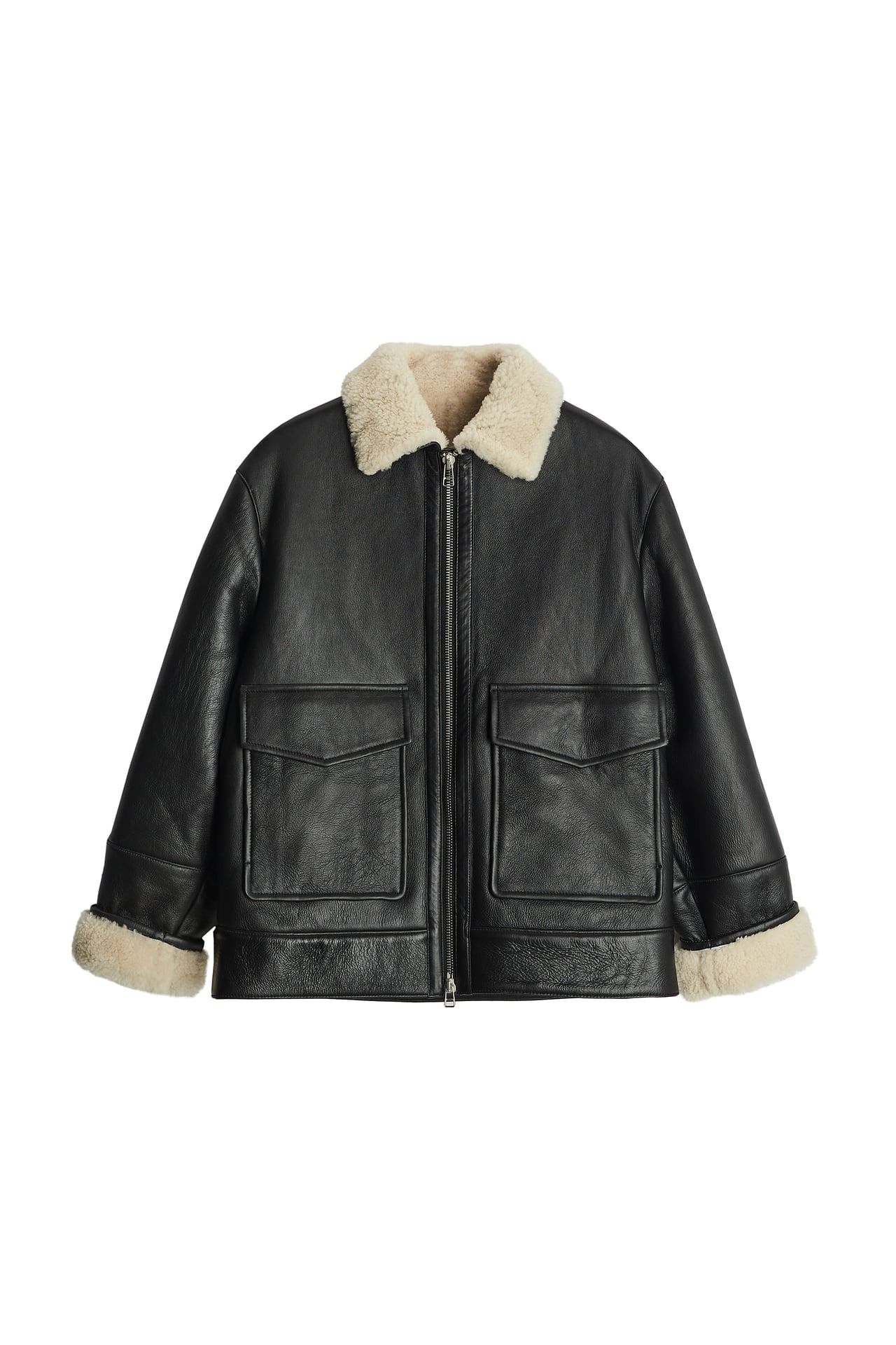 A $3500-Cheaper Zara Alt for Laura Harrier's Leather Jacket | Who What Wear