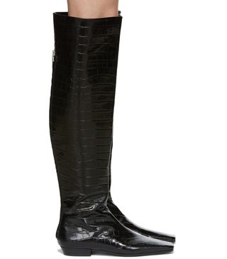 Tôteme + Black Over-Knee Boots