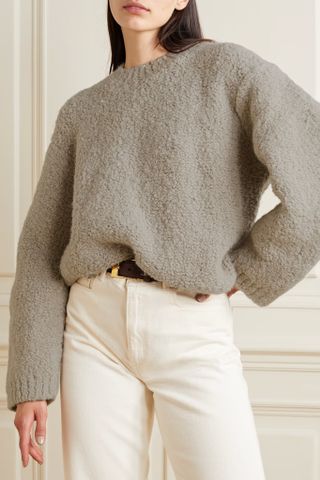 Lauren Manoogian + Astrakhan Alpaca and Wool-Blend Sweater