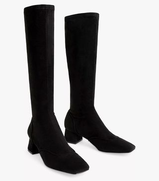 Charles & Keith + Long Faux Suede Boots