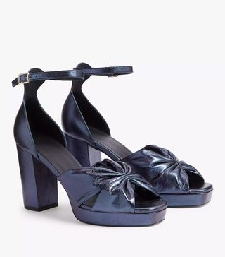 AND/OR + Mysterie Leather 70's Platform Dressy Sandals