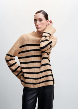 Mango + Striped Knit Sweater - Women | Mango United Kingdom