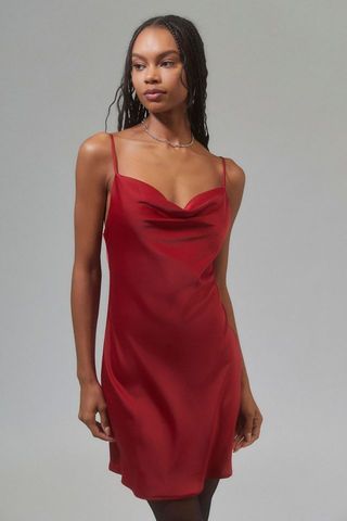 Urban Outfitters + Mallory Cowl Neck Slip Dress