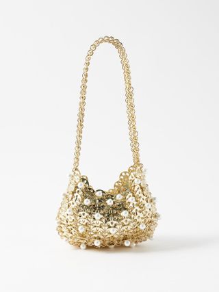 Rabanne + 1969 Moon Small Chainmail Shoulder Bag