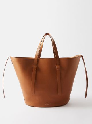The Row + Jasper Leather Tote Bag