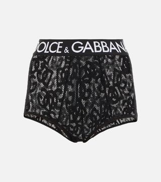 Dolce & Gabbana + Logo Lace Briefs