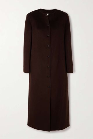 Loulou Studio + + Net Sustain Martil Wool and Cashmere-Blend Coat