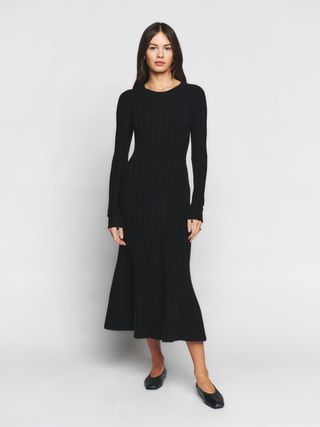 The Reformation + Evan Cashmere Sweater Dress