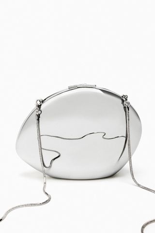 Zara + Metallic Box Bag