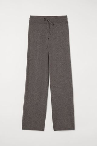 H&M + Knitted Cashmere Trousers