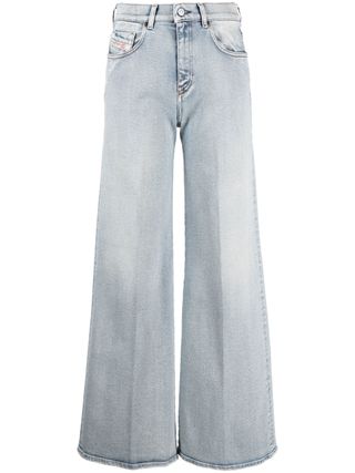 Diesel + Blue 1978 Wide-Leg Jeans