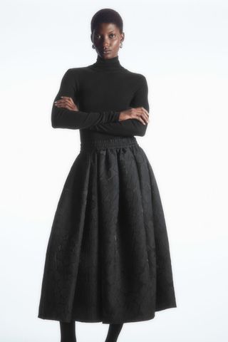 COS + Jacquard Midi Skirt