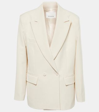 The Frankie Shop + Corrin Oversized Double-Breasted Suit Jacket
