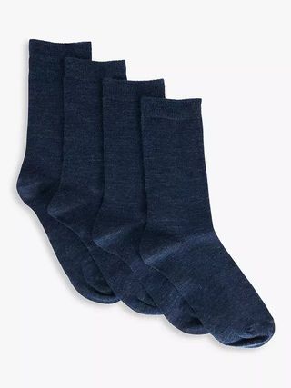 John Lewis + Wool Merino Ankle Socks Pack of 2