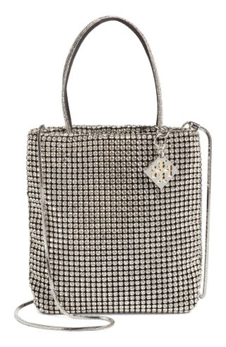Tory Burch + Key Item Crystal Embellished Top Handle Bag