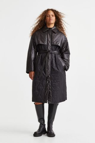 H&M + Oversized Quilted Coat