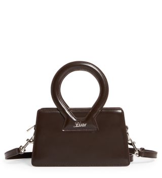 Luar + Ana Mini Smooth Leather Top Handle Bag