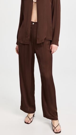 Donni + Silky Pleated Trousers
