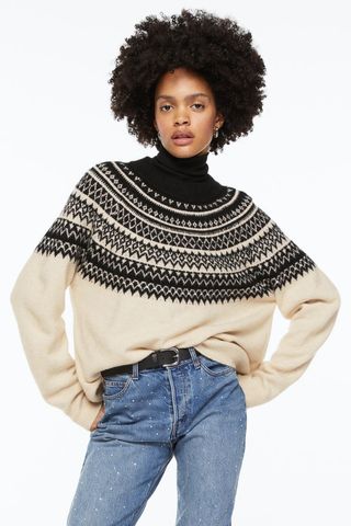 H&M + Jacquard-Knit Sweater