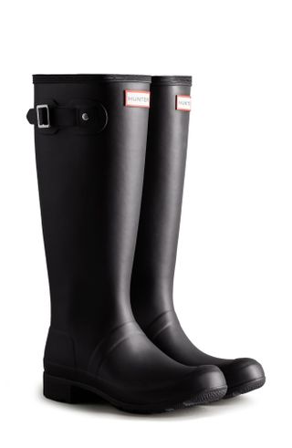 Hunter + Original Tour Tall Packable Waterproof Rain Boot