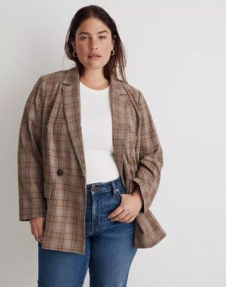 Madewell + Double-Breasted Blazer