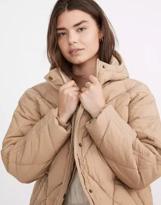 Madewell + Holland Quilted Puffer Parka