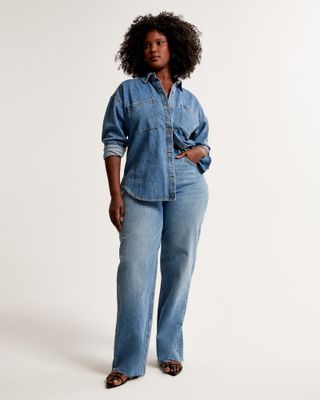 Abercrombie & Fitch + Cuve Love High Rise 90s Relaxed Jeans