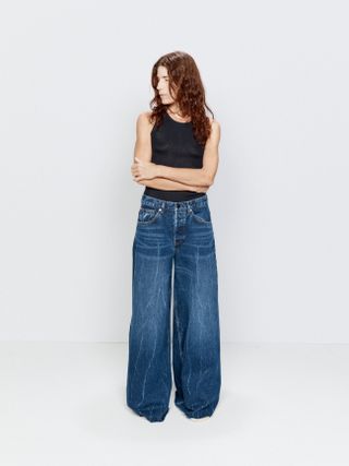 Raey + Loon Organic-Cotton Flared Jeans