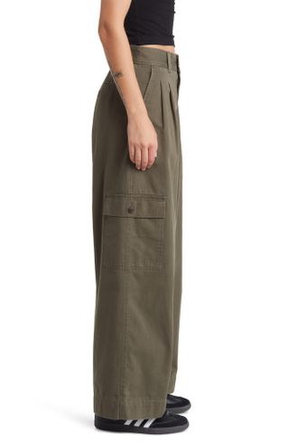 Madewell + The Harlow (Re)Generative Chino Wide Leg Cargo Pants