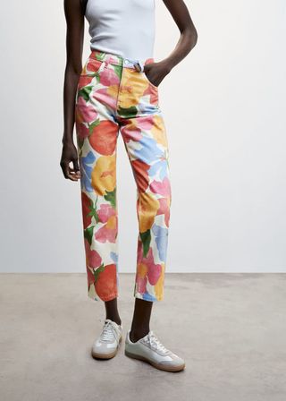 Mango + Flowers Cotton Trousers