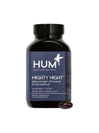 Hum Nutrition + Mighty Night Overnight Renewal Dietary Supplement