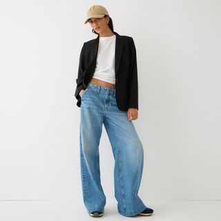 J.Crew + Point Sur puddle jean in Charlotte wash