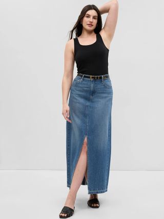 Gap + Denim Maxi Skirt