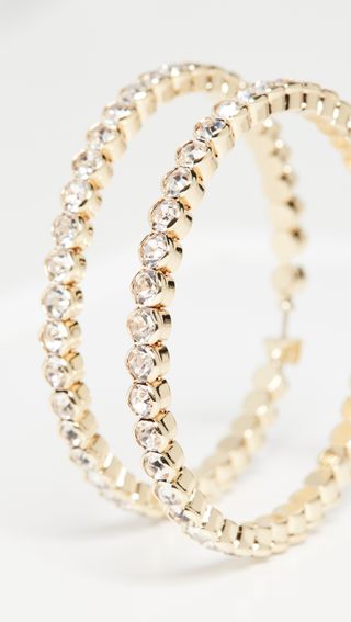 Jules Smith + Crystal Studded Hoops