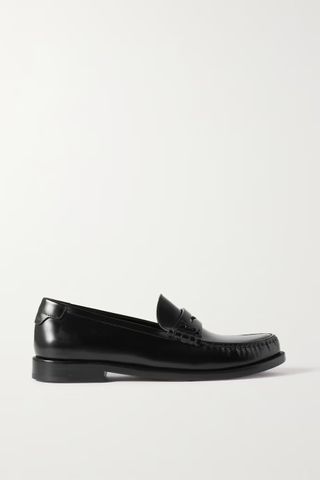 Saint Laurent + Le Loafer Leather Loafers