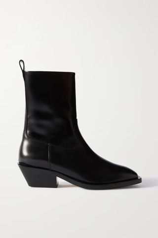 Aeyde + Luis Leather Ankle Boots