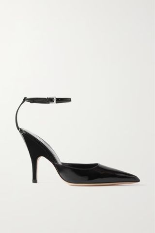 By Far + Eliza Patent-Leather Pumps