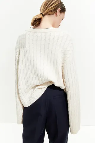 H&M + Cable-Knit Sweater