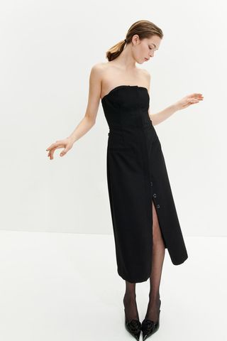 H&M + Bandeau Bodycon Dress