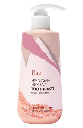 Rael + Himalayan Pink Salt Toothpaste Bottle With Pump