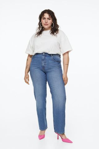 H&M + 90's Straight High Jeans